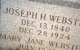 Joseph H. Webster Joseph H. Webster