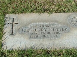 Joseph Henry Nutter Joseph Henry Nutter