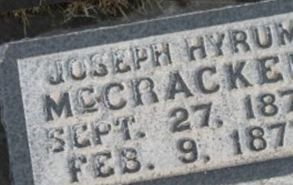 Joseph Hyrum McCracken Joseph Hyrum McCracken