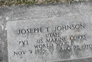 Joseph "Joe" Theodore Johnson Joseph "Joe" Theodore Johnson