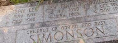 Joseph Lee Simonson Joseph Lee Simonson