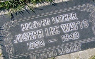 Joseph Lee Watts Joseph Lee Watts