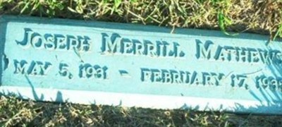 Joseph Merrill Mathews