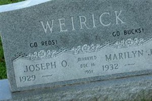Joseph O. Weirick Joseph O. Weirick
