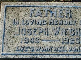 Joseph Oliver Wright Joseph Oliver Wright
