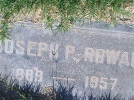 Joseph P Rowan Joseph P Rowan