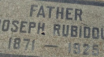 Joseph Rodolfo "Jose" Rubidoux Joseph Rodolfo "Jose" Rubidoux