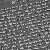 Joseph Rutter and Barbara Glenn Family Graveyard Joseph Rutter and Barbara Glenn Family Graveyard