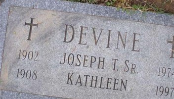 Joseph T Devine, Sr Joseph T Devine, Sr