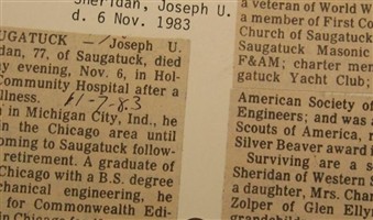 Joseph U. Sheridan Joseph U. Sheridan