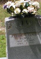 Joseph Valentine Rowell Joseph Valentine Rowell