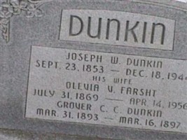 Joseph W Dunkin