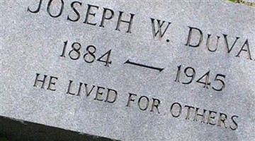 Joseph W. DuVal Joseph W. DuVal