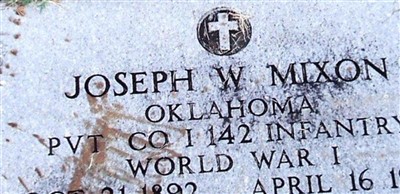 Joseph W Mixon Joseph W Mixon