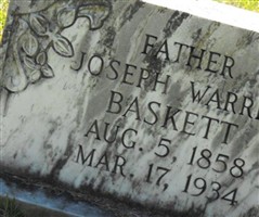Joseph Warren Baskett Joseph Warren Baskett