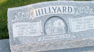 Joseph Wayman Hillyard Joseph Wayman Hillyard