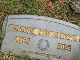 Joseph W. E. Alberts Joseph W. E. Alberts