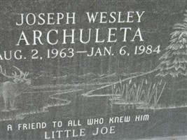 Joseph Wesley Archuleta Joseph Wesley Archuleta