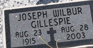 Joseph Wilbur Gillespie Joseph Wilbur Gillespie