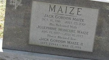 Josephine A Moncure Maize