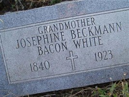 Josephine Beckmann Bacon White Josephine Beckmann Bacon White