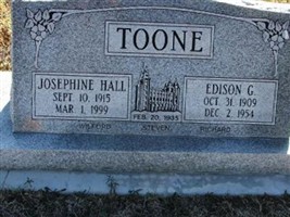 Josephine Carlson Hall Toone Josephine Carlson Hall Toone