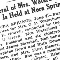 Josephine Lemon Forbes Marshall Waterbury