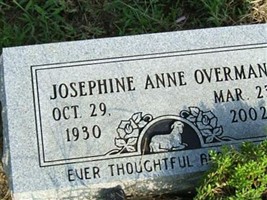 Josephine Anne "JoAnne" Gribble Overman Josephine Anne "JoAnne" Gribble Overman
