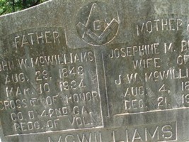 Josephine M Brown McWilliams Josephine M Brown McWilliams