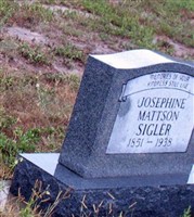 Josephine Mattson Sigler Josephine Mattson Sigler