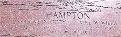 Josephine N. Joey Hampton Josephine N. Joey Hampton