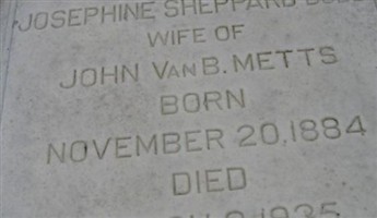Josephine Sheppard Budd Metts Josephine Sheppard Budd Metts