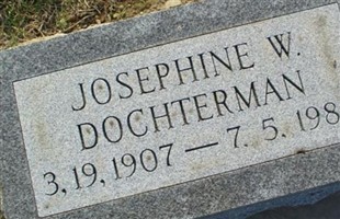 Josephine W. Dochterman Josephine W. Dochterman