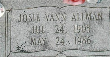 Josie Vann Allman