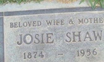 Josie Whitaker Shaw Josie Whitaker Shaw