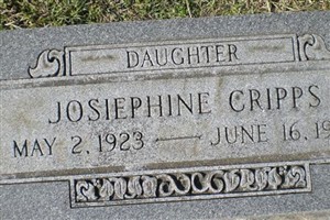 Josiephine "Jo" Cripps Josiephine "Jo" Cripps