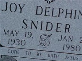 Joy Delphine Speed Snider Joy Delphine Speed Snider