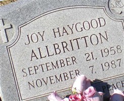 Joy Haygood Allbritton Joy Haygood Allbritton