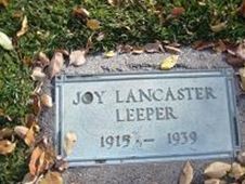 Joy Lancaster Leeper