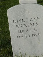 Joyce A Ricklefs