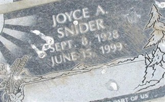 Joyce A. Snider Joyce A. Snider