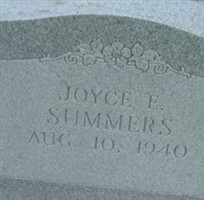 Joyce E. Summers Joyce E. Summers