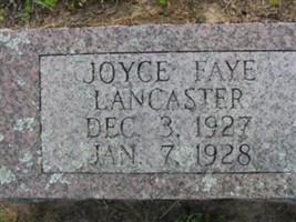 Joyce Faye Lancaster Joyce Faye Lancaster