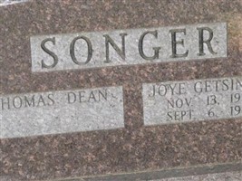 Joyce Getsinger Songer Joyce Getsinger Songer