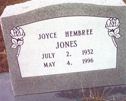 Joyce W. Houchin-Hembree Jones Joyce W. Houchin-Hembree Jones