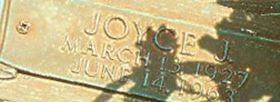 Lena Joyce "Joyce" Joyner Tucker Lena Joyce "Joyce" Joyner Tucker