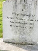 Joyce Millicent Brock Joyce Millicent Brock