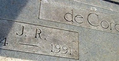 J. R. De Cordova J. R. De Cordova