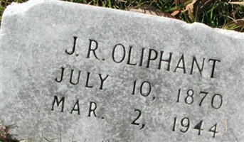 J. R. Oliphant J. R. Oliphant