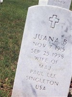 Juana B Singleton